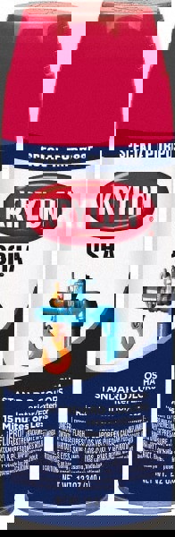 Enamel Spray Paint: OSHA Red, Gloss, 12 oz